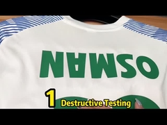 注文の人のフットボールのジャージーの訓練クラブ速い乾燥した元の青いフットボールの摩耗のサッカー クラブ ユニフォーム